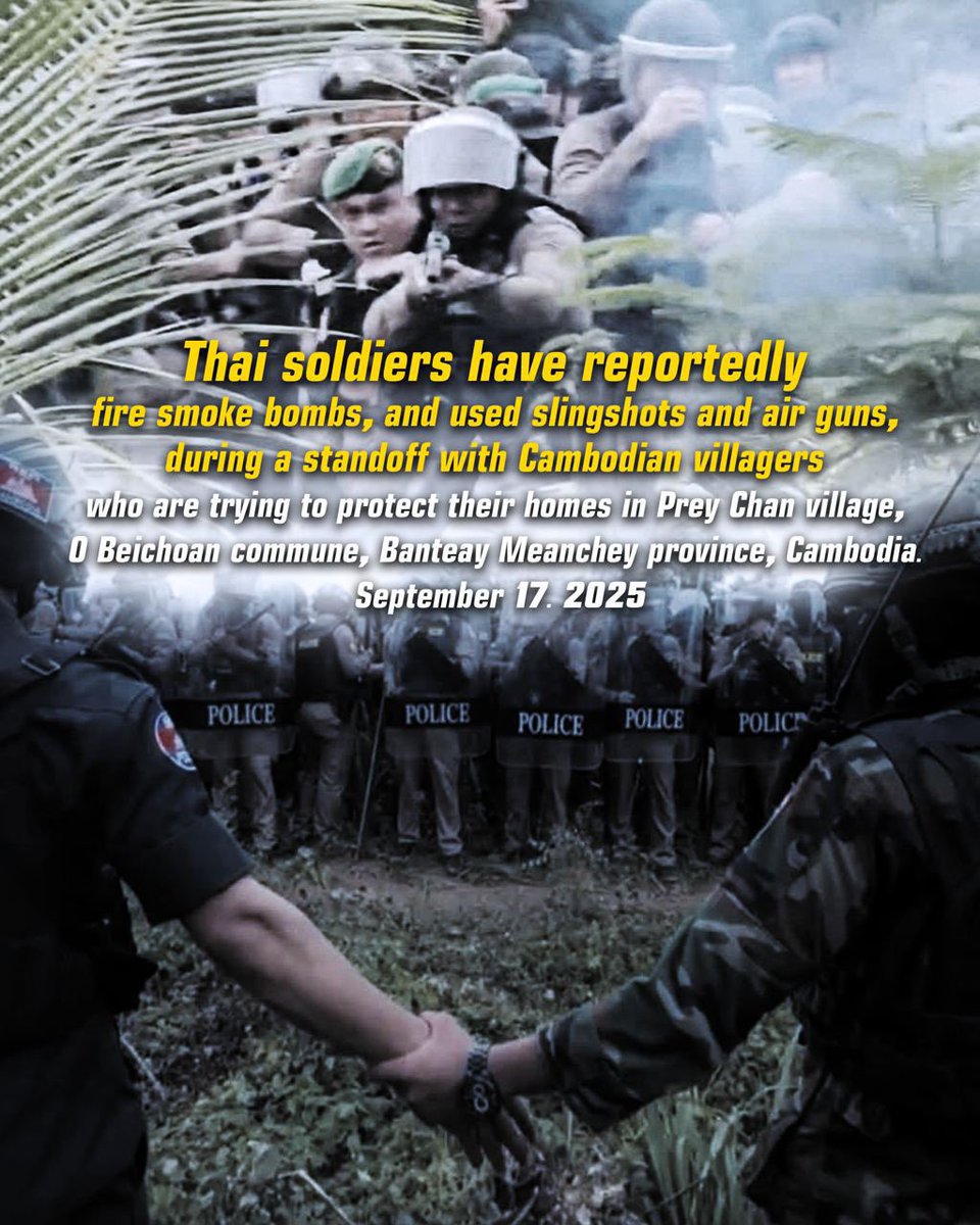 chournsolidet's tweet photo. Thailand repeatedly violates and invade Cambodia, even though a ceasefire agreement is already in place, but they never respect that. 

#ThailandViolatedCeasefire https://t.co/psrXQOJua4