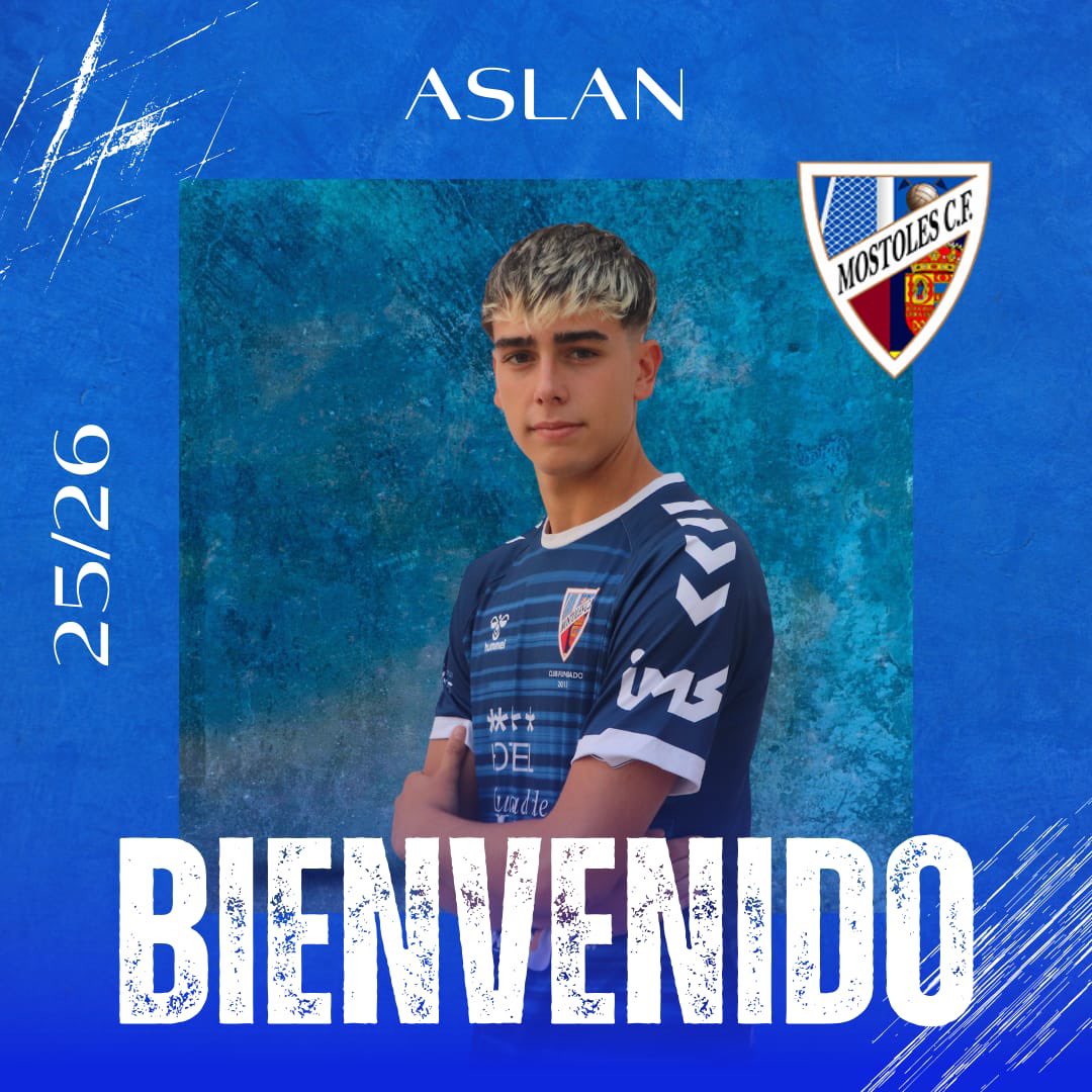 𝐅𝐈𝐂𝐇𝐀𝐉𝐄 🔵

¡BIENVENIDO, ASLAN!

Hoy os traemos una incorporación 🔝 Aslan Fuentes procede del Alameda de Osuna.
Ocupa el medio del campo.

#VamosMostoles #Volveremos