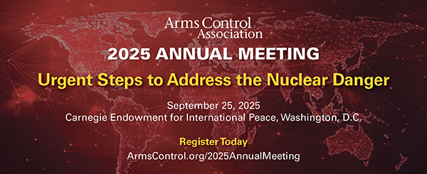 ArmsControlNow's tweet image. 💻 For those unable to attend our #ACA2025 Annual Meeting in person, we invite you to view our remarkable lineup of speakers and panelist via a #live webcast! Register for your online access, now! ow.ly/mxjV50WYaKj