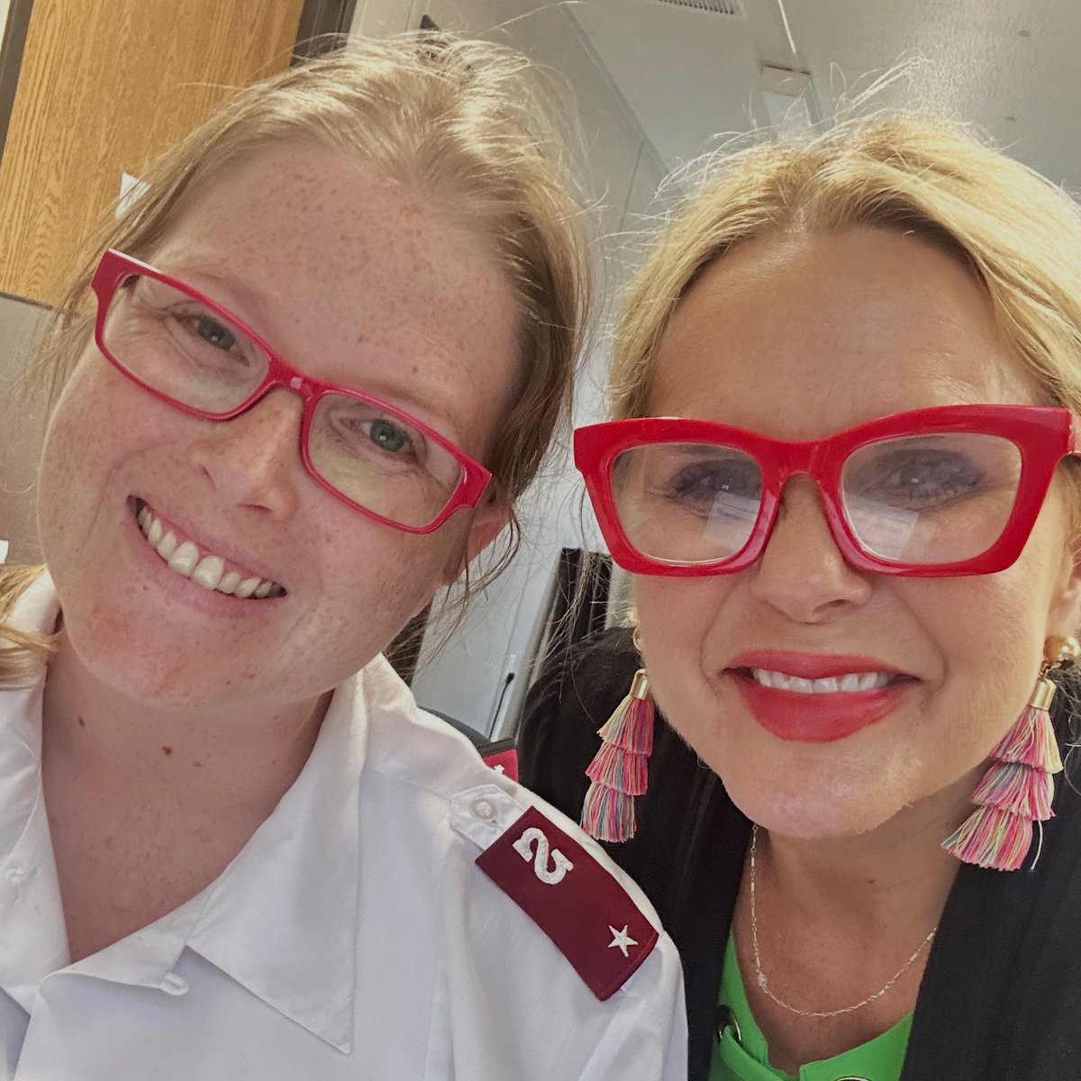 🔔 Lt. Roslyn Morrison is amazing: she is part of our Purdue Center of Hope, and together we are getting ready for our upcoming Christmas Ringing Season!!!❤️