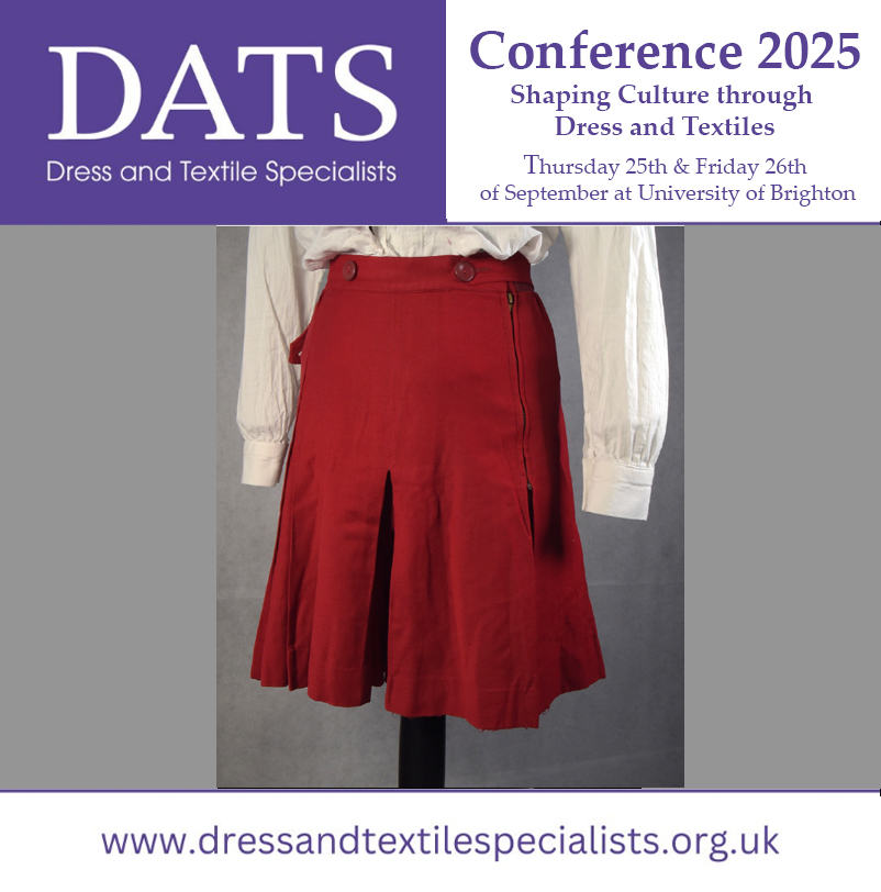 For this year’s DATS conference, Emmy Sale PhD student at De Monfort University / Hockey Museum will present their paper ‘Dressed for the Field: uncovering the history of women’s hockey clothing using The Hockey Museum collection’

More details below

bit.ly/46YW6Rk