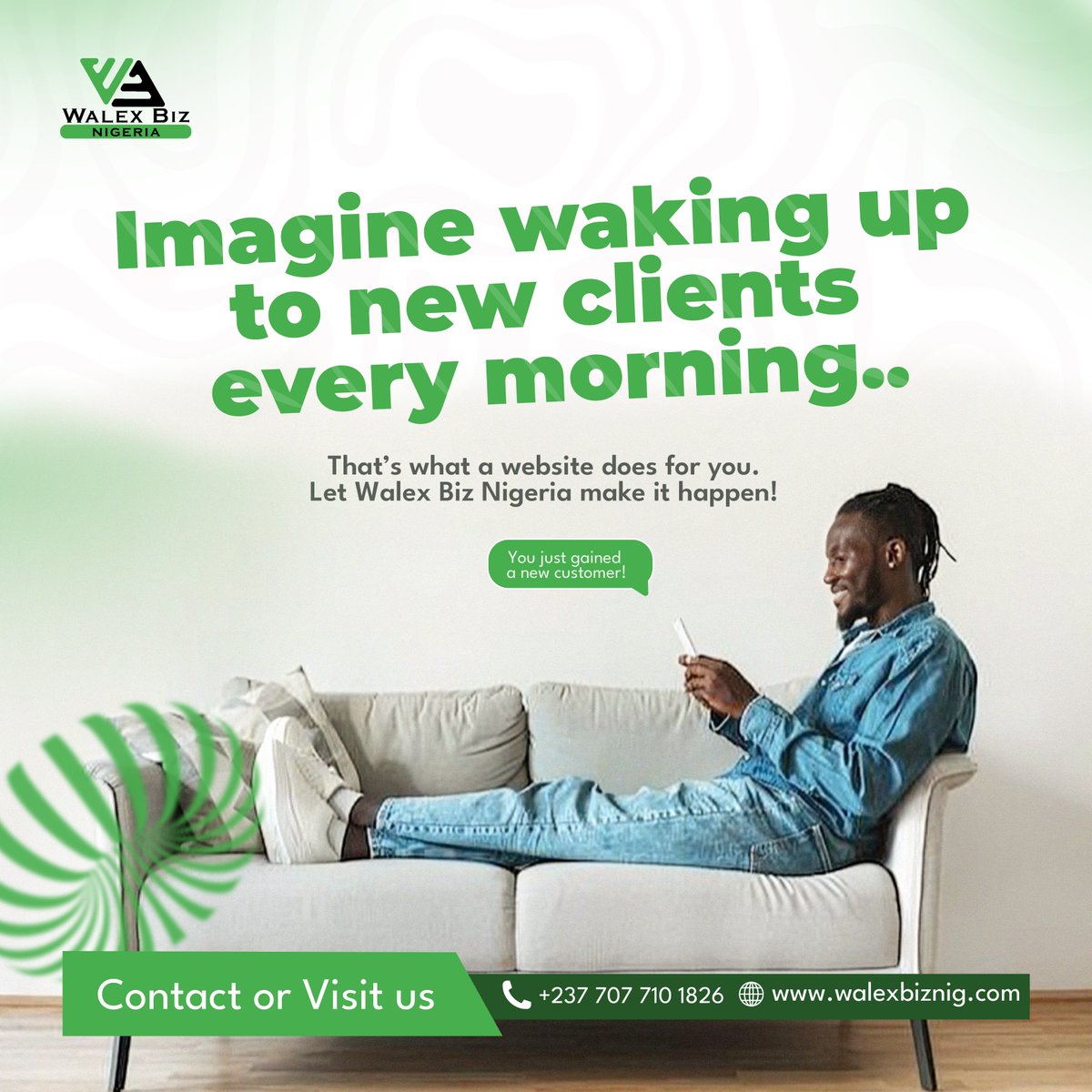 walexbiz_group's tweet photo. Your next customer is already online; the question is, can they find you?
With a professional website, your business is always open and always visible.
Let Walex Biz Nigeria put you on the map!
📞 +237 707 710 1826 🌐https://t.co/8qC2rr60xC
#WebDevelopment #professionalwebsite https://t.co/cYTFcg5PbP