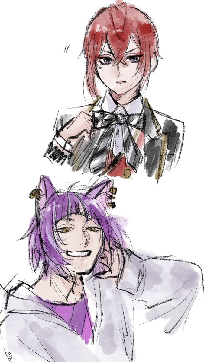 久しぶりにお絵描きしました
 #twstファンアート