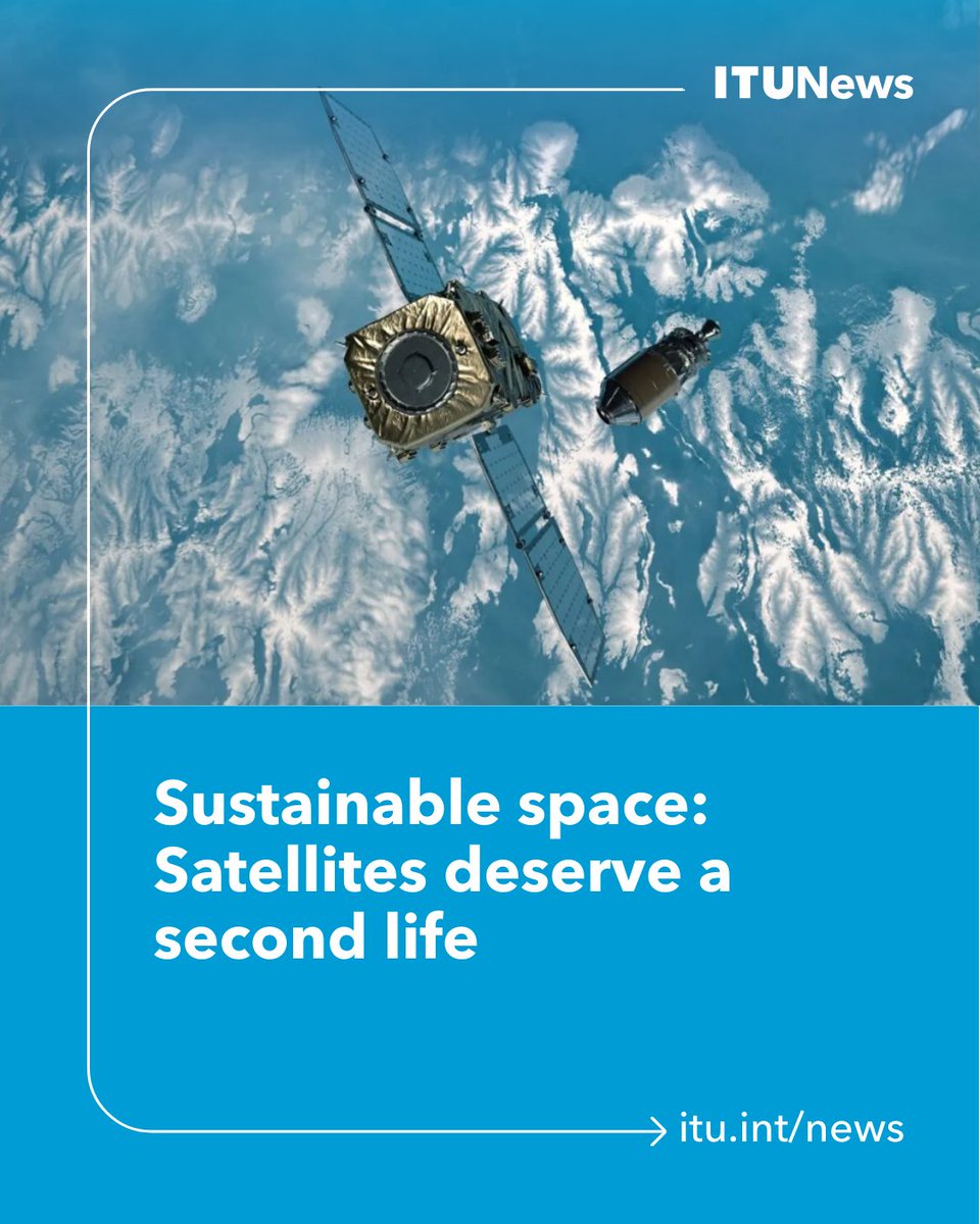 Int’l Telecommunication Union (@itu) on Twitter photo "Sustainable space won't happen if we continue to only think nationally."
<a href="/astroscale_HQ/">Astroscale</a>'s CTO on cooperation for a connected world, the common framework needed, and why <a href="/ITU/">Int’l Telecommunication Union</a> + satellite assets matter itu.int/hub/2025/09/su… #ITUSSF "Sustainable space won't happen if we continue to only think nationally."
<a href="/astroscale_HQ/">Astroscale</a>'s CTO on cooperation for a connected world, the common framework needed, and why <a href="/ITU/">Int’l Telecommunication Union</a> + satellite assets matter itu.int/hub/2025/09/su… #ITUSSF