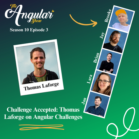 AngularShow's tweet image. 🎧 New A+ Show! Thomas Laforge @laforge_toma  on #Angular Challenges—open-source practice with 60+ challenges in Angular, Nx, RxJS, NgRx &amp;amp; TS. #ngconf2025 

🍎apple.co/4poe6LH
🟢 bit.ly/47OmY6O
📺bit.ly/42CChvR