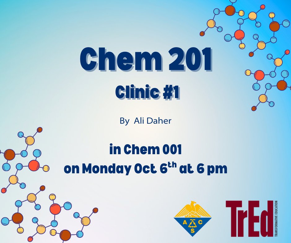 BilalRKaafarani's tweet image. Four clinics for 4 chemistry courses are arranged by 3 distinguished members of our #TrEd_Team_AUB to prepare students for their 1st exams in these courses @AUB_Lebanon.
#TrEd 
#TransformativeEducation