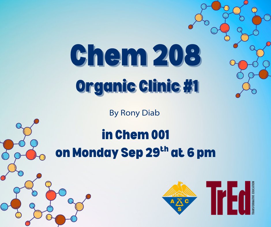 BilalRKaafarani's tweet image. Four clinics for 4 chemistry courses are arranged by 3 distinguished members of our #TrEd_Team_AUB to prepare students for their 1st exams in these courses @AUB_Lebanon.
#TrEd 
#TransformativeEducation