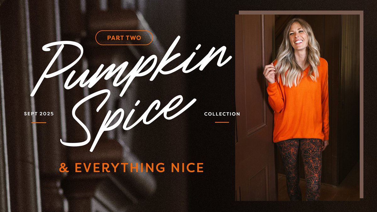 ✨It’s hereeeee!✨
Pumpkin Spice &amp; Everything Nice Part 2 just dropped! From pumpkin patch strolls to haunted night plans, this drop is your cozy-spooky fall uniform. 🎃🍂