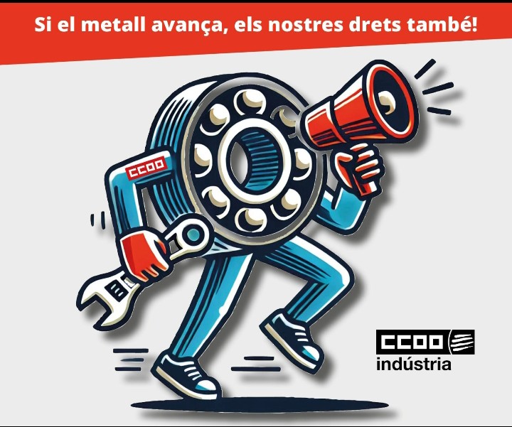 Demá 18/09/2025 et convoquem a una assemblea informativa del sector siderometal·lúrgic de Barcelona a la seu de CCOO de Catalunya (Via Laietana, 16, Sala 7 d’actes), a les 10.
La patronal vol retrocedir en drets a la classe treballadora.Inevitablement anirem al conflicte.