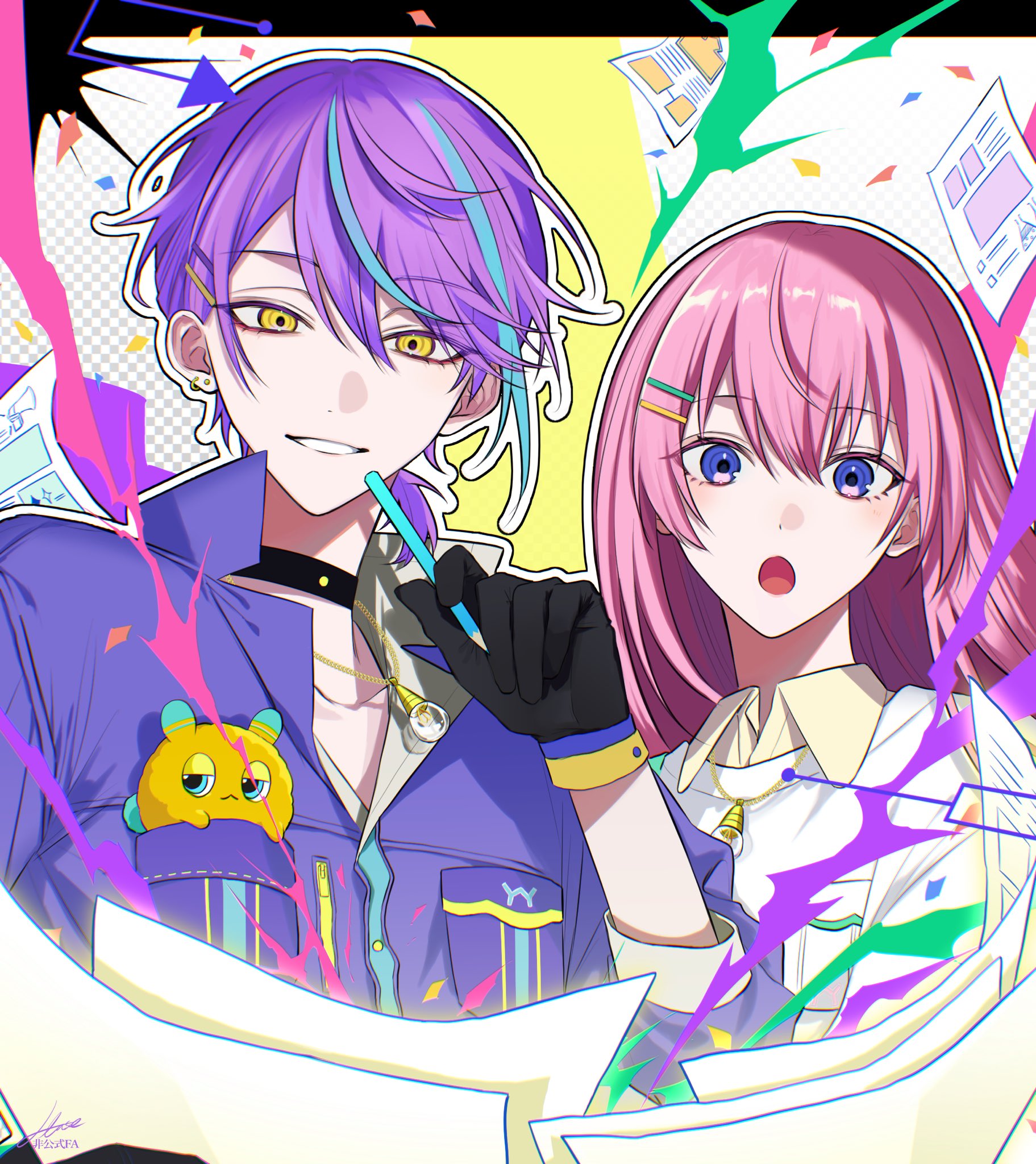 aris【イラストオーダー】 💫パラレルワールド #arartist #एनिमे #nijijourney