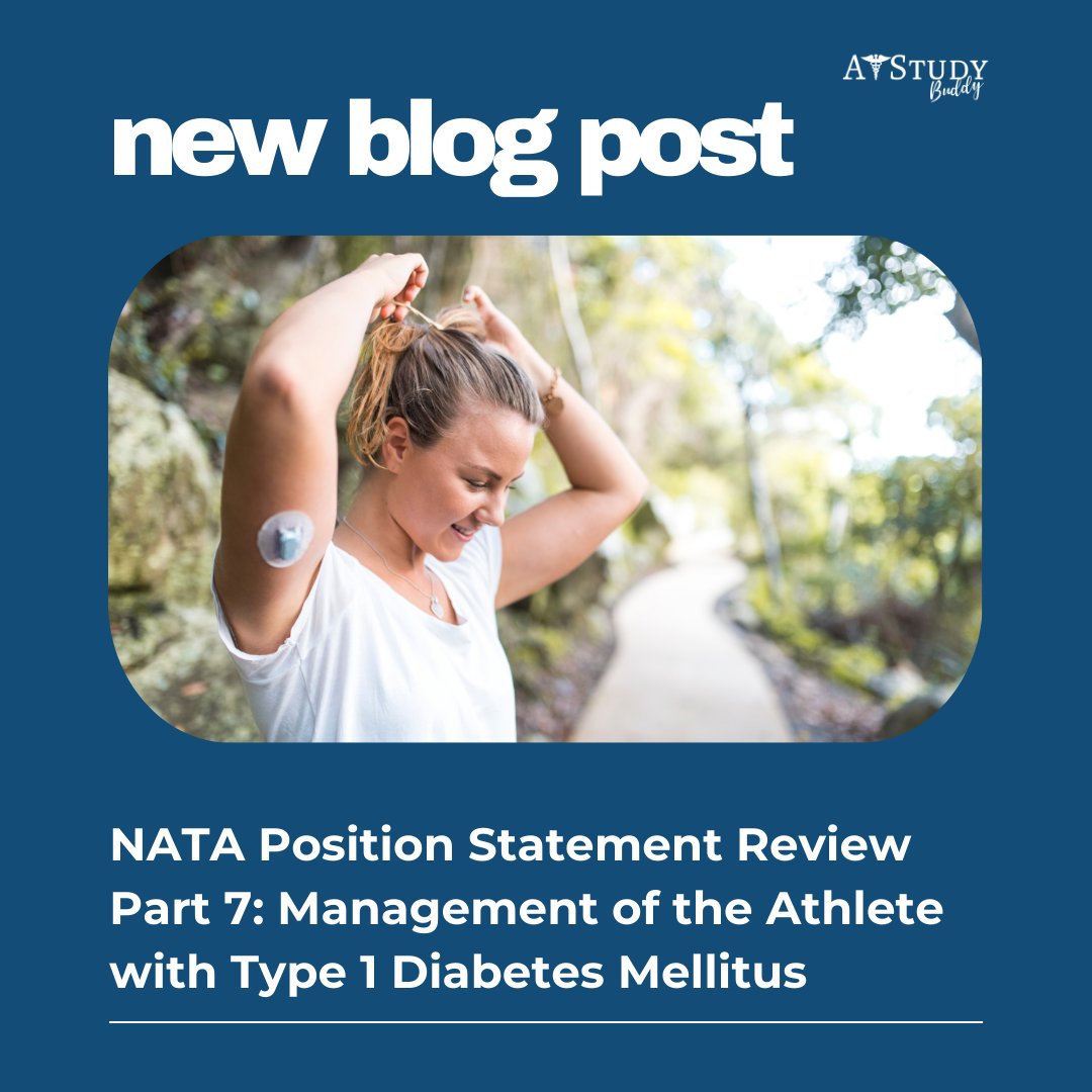 AtstudyB's tweet photo. Whether you currently have an athlete with T1D on your roster this semester or not it always pays to be prepared. Check out our latest blog post about managing athletes with T1D at the link here: https://t.co/LLYyKirYQl
#t1dawareness #t1dathlete #newblog #athletictraining https://t.co/rGTKgfmnSU