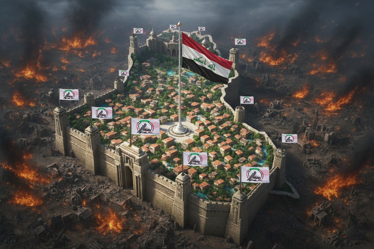 "لا نبحث عن الحرب ، لكننا إذا أجبرنا عليها، سنقاتل حتى آخر نفس وآخر طلقة
#جنود_الرسول_ضد_العدو #إسرائيل #العراق