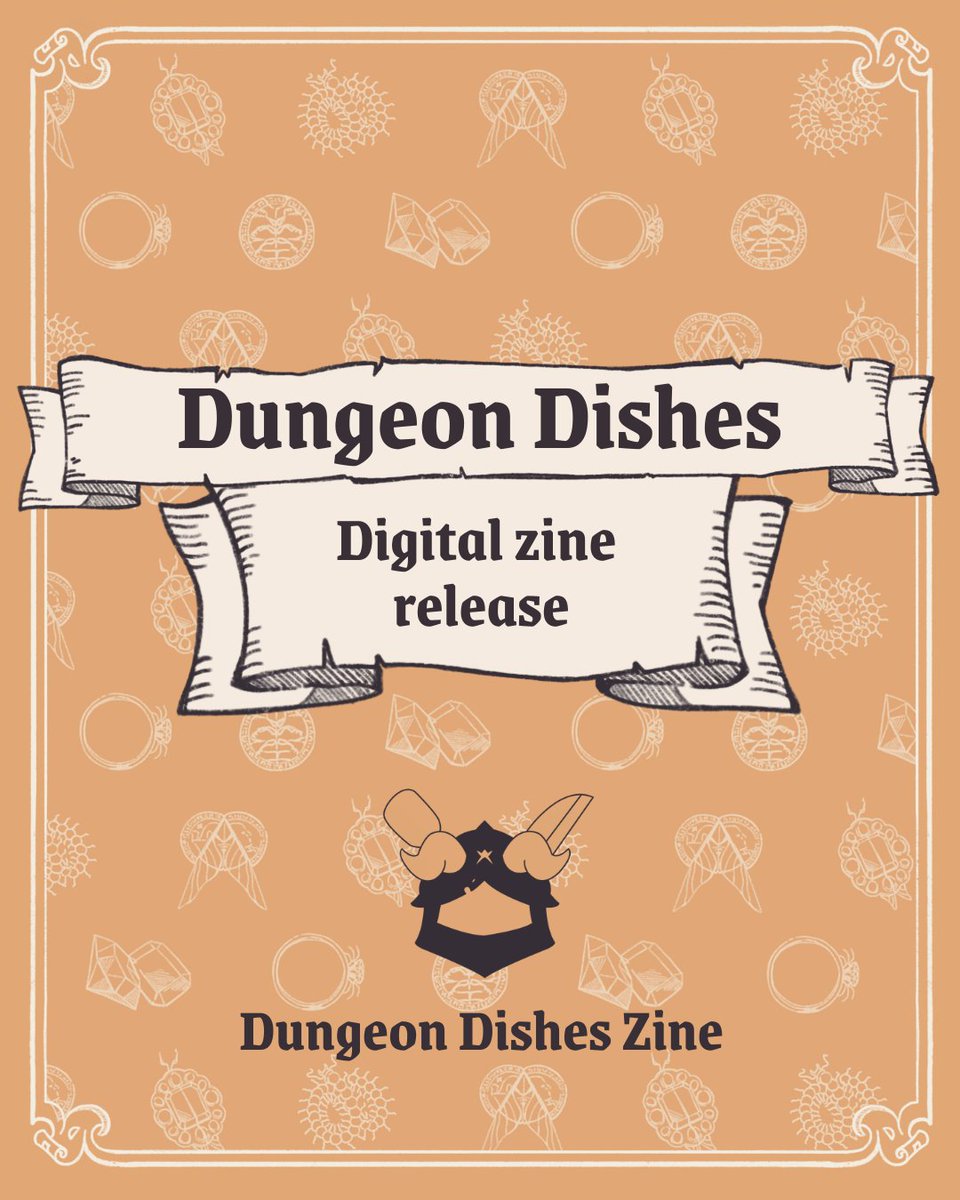 The wait is over! Our Dungeon Meshi Zine, Dungeon Dishes, is now available digitally! It includes brand new fanworks from 30 contributors ↓