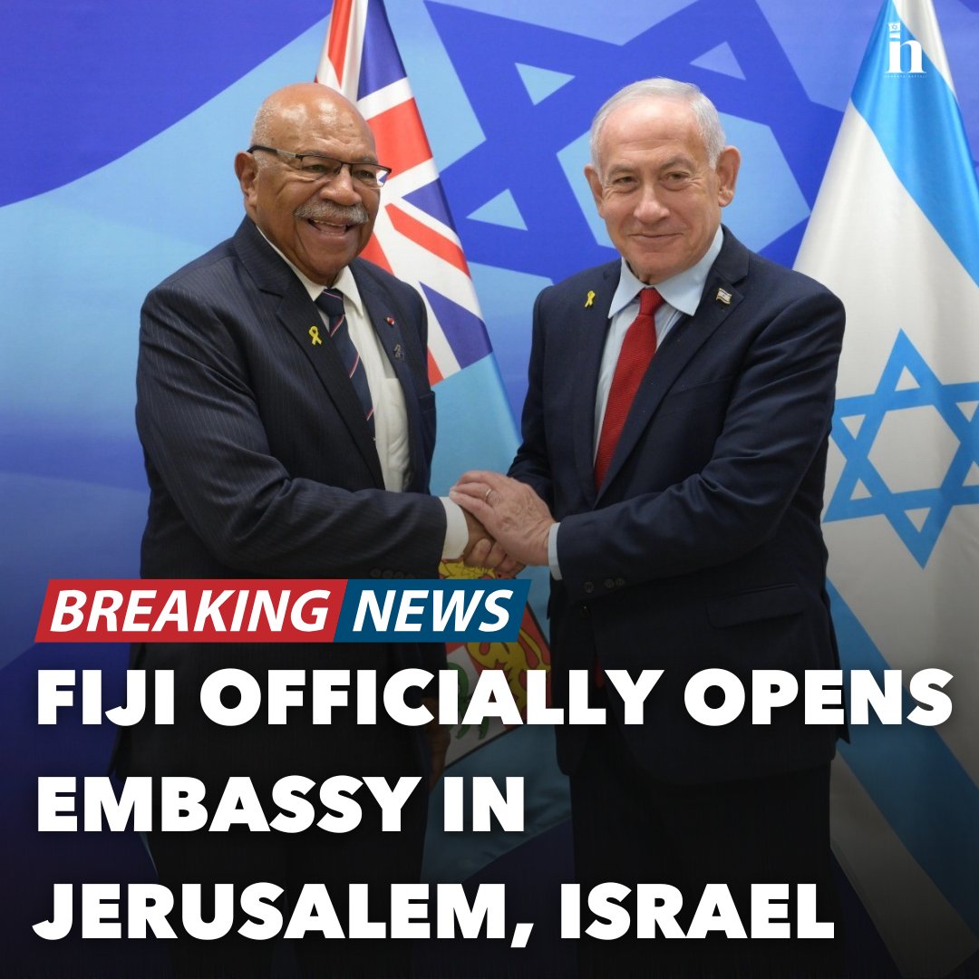 AMAZING NEWS! 🇮🇱🇫🇯

God bless Fiji. God bless Israel.