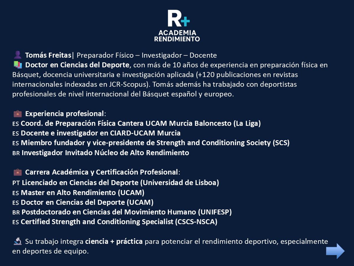 SantiZabaloy's tweet photo. 👉 Hoy te presentamos a Tomás T. Freitas (PhD)🇵🇹, referente internacional que compartirá su experiencia en los Hot Topics.
⏳ En breve vas a conocer más detalles y las fechas de cada capacitación. + info sobre nosotros 🔽🔽
🔗https://t.co/V9NOTX9Hqu https://t.co/4wDtVDHTRO