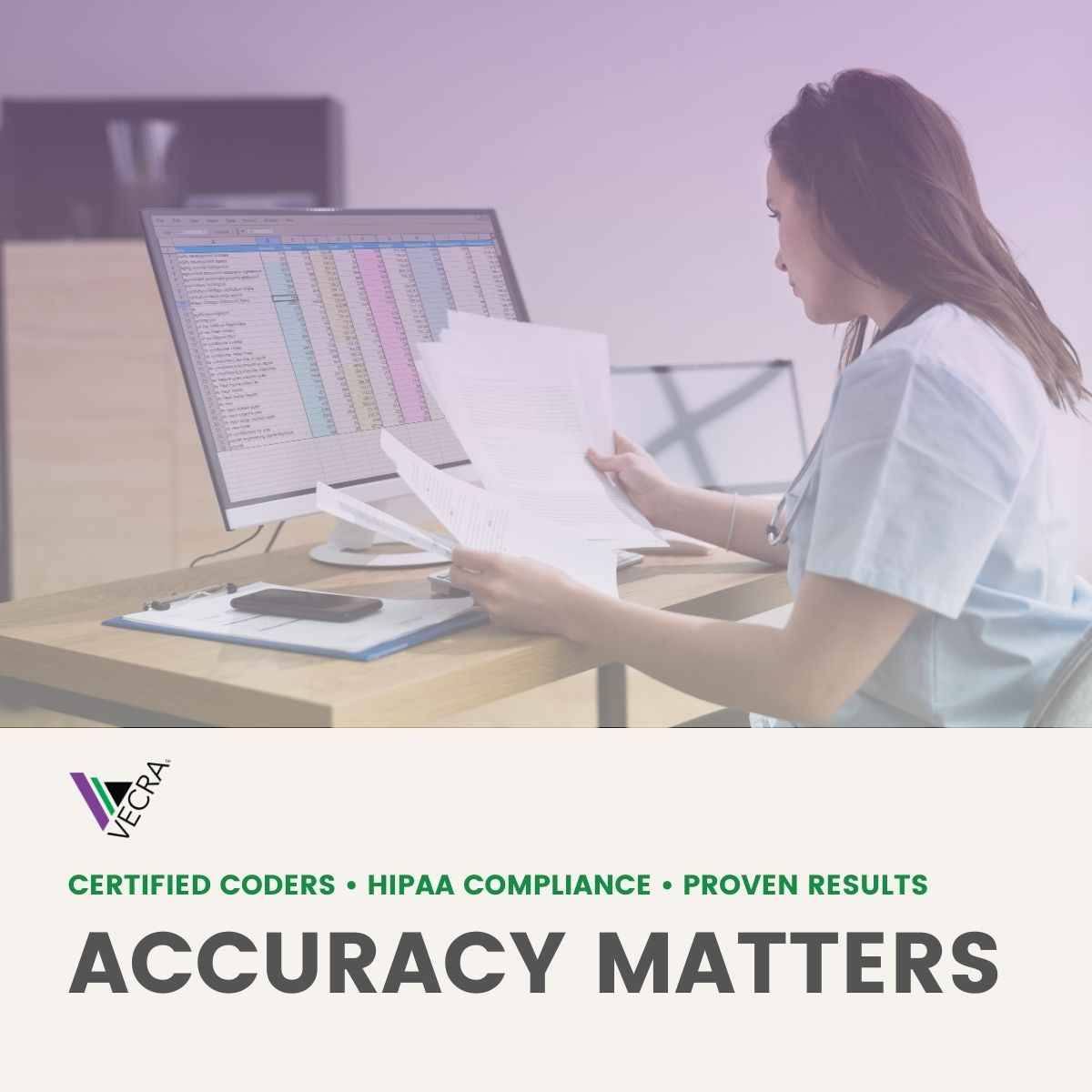 vecrainc's tweet image. Reliable medical coding ensures compliance, supports proper reimbursement, and drives efficiency. Our AAPC and AHIMA-certified coders bring proven expertise to every engagement, helping clients maintain precision and compliance across systems.
vecrainc.com/core-capabilit…