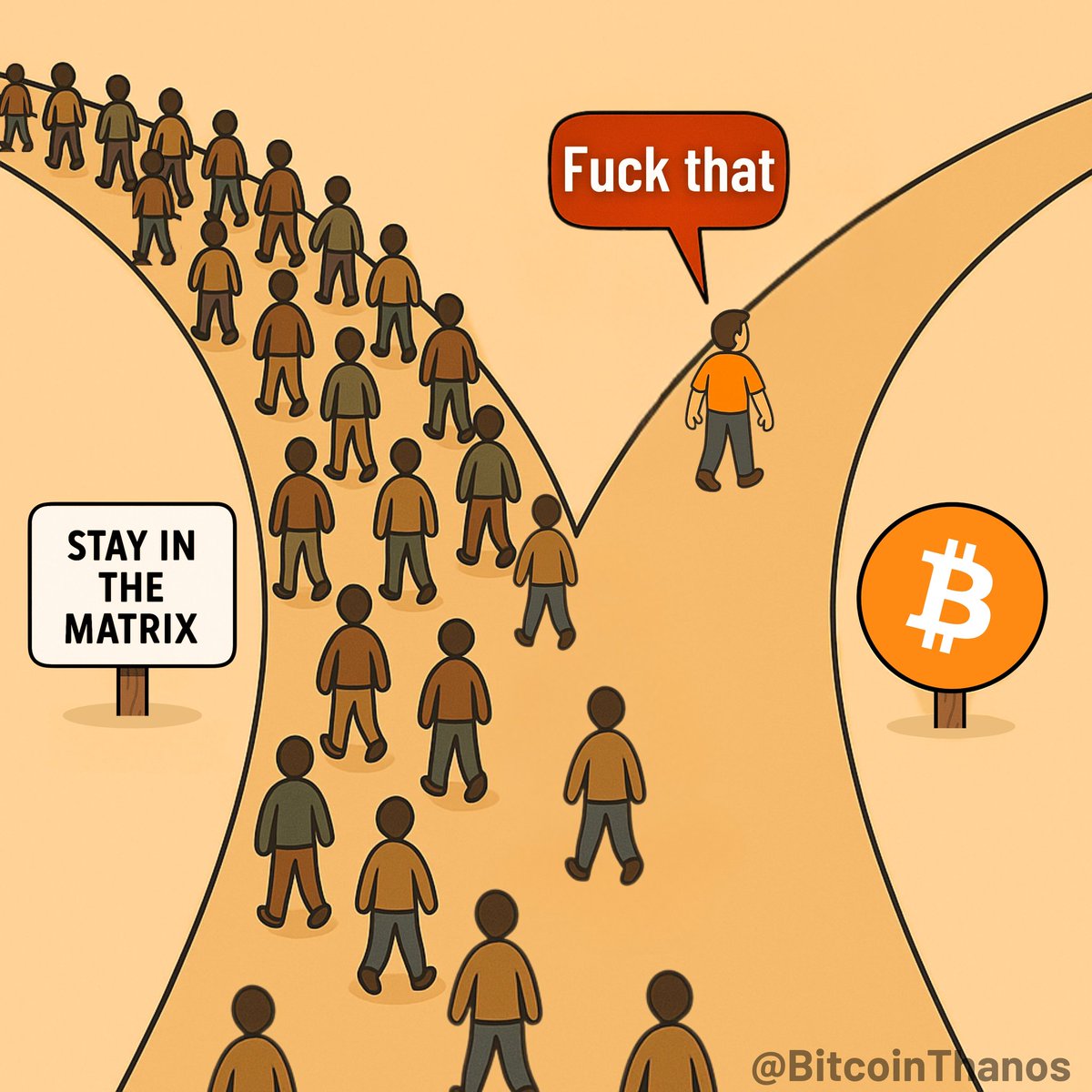 Bitcoin Thanos tweet media