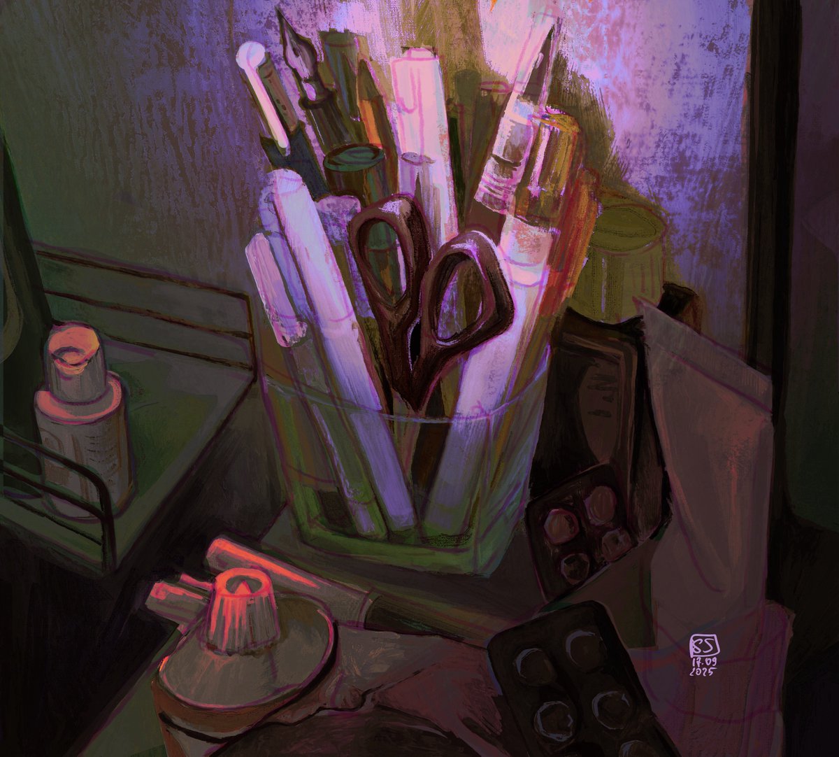 searchsignal's tweet photo. life drawing of table stuff https://t.co/3zrSOwXlvC