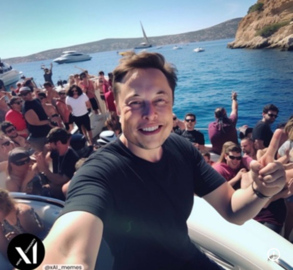 xAI_memes's tweet photo. @elonmusk We sure do

Ibiza boat party at $100m mcap https://t.co/vIk5kcq63k