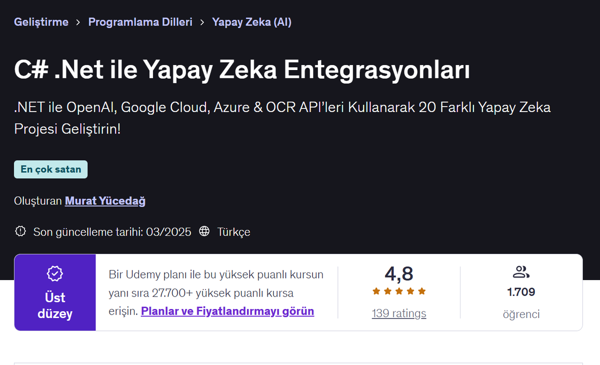 MurattYucedag's tweet photo. 🚗 Bir araba kiralama firmasında çalışıyorsunuz…

Her gün yüzlerce araç kiraya veriliyor. Ama süreçte şöyle sorunlar var:
Bayide araç teslim alırken marka, model, kilometre gibi bilgileri tek tek sisteme girmek gerekiyor.
Müşteri kayıtlarında ehliyet bilgilerini elle yazmak vakit alıyor.
Hem zaman kaybı hem de hata payı yüksek.

💡 Peki bunu tek bir fotoğrafla çözmek mümkün mü?
 Cevap: Google Cloud Vision API + Yapay Zeka

📸 Araçtan bir fotoğraf çekiyorsunuz → Yapay zekâ size markasını, modelini, kilometresini otomatik tanıyor.
🪪 Ehliyetin fotoğrafını çekiyorsunuz → İsim, soyisim, doğum tarihi, ehliyet sınıfı anında çıkarılıyor.
👨‍💻 Bayideki çalışan ekstra hiçbir şey yazmıyor.

⏱️ Sonuç:

 ✅ Daha hızlı kayıt süreci
 ✅ Daha az insan hatası
 ✅ Daha mutlu müşteriler
 ✅ Daha verimli çalışan ekipler

🚀 Ben de bu senaryonun benzerini 20 projeden oluşan Yapay Zeka Entegrasyonları kursumda 18. projede yaptım:

🔆 "Google Cloud Vision API ile Image Detection"

🔮 Sonuç: Fotoğraf üzerinden bilgileri çekip sisteme entegre ettik. Artık tek kare ile tüm bilgiler hazır, insan gücü neredeyse sıfırlandı.

 👉 Ayrıca bu linkten kursu alanlara benim istediğiniz 3 kursumu da ücretsiz hediye ediyorum. Alım sonrası Udemy mesaj kısmından bana yazmanız yeterli :)

https://t.co/QaPC5cmWJn