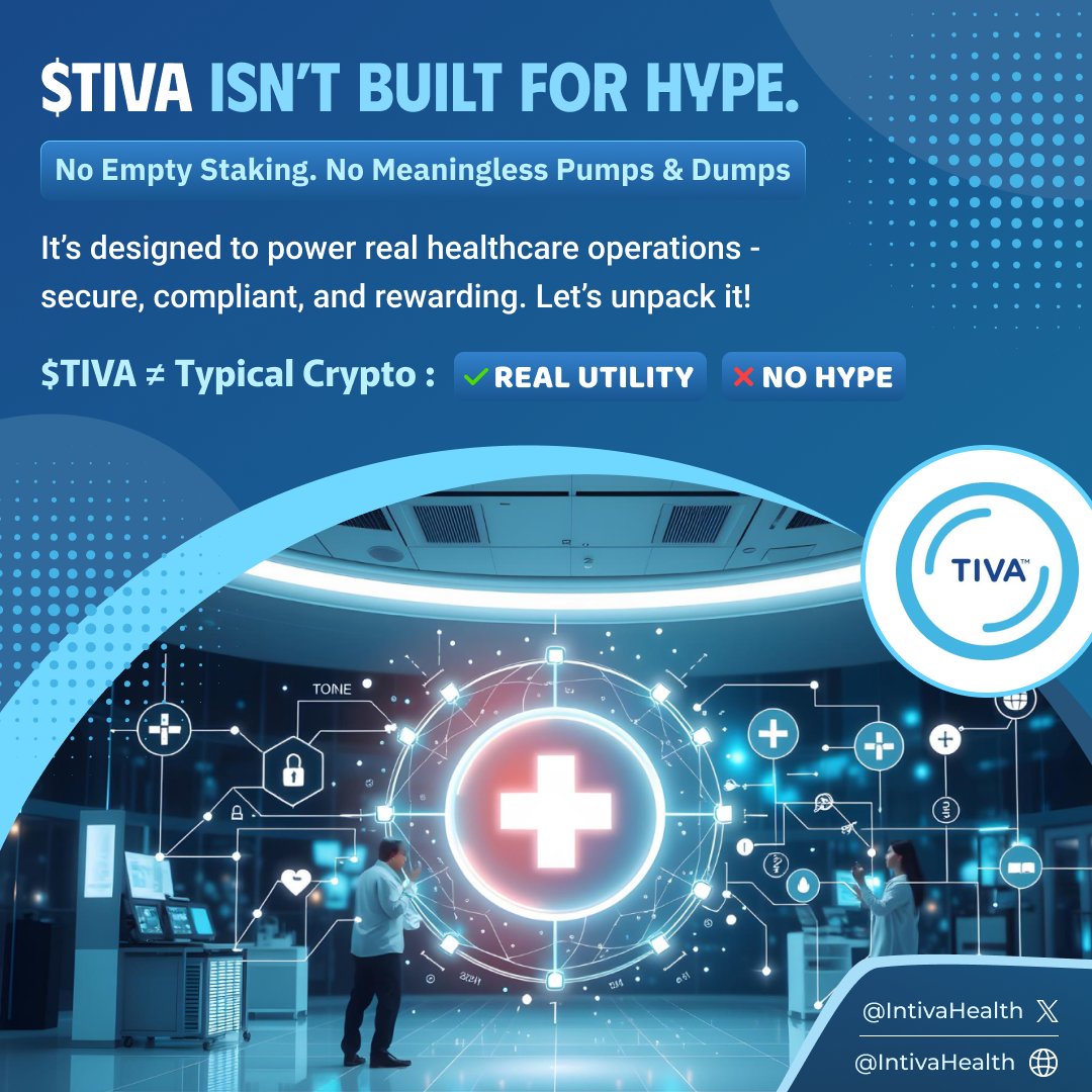 Tokenomics 101: How $TIVA  Redefines Healthcare Utility 🩺