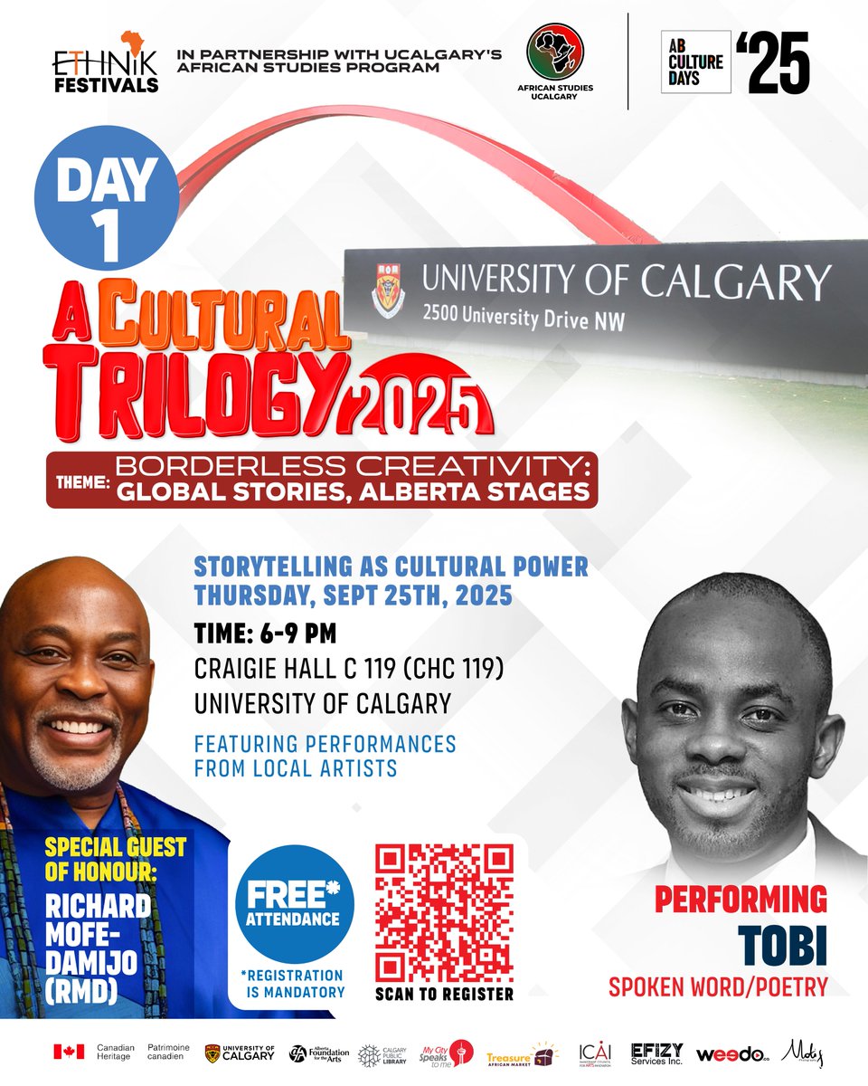 🎭✨ Meet the Artists of Day 1 – Storytelling as Cultural Power ✨🎭
Ray Val, Tobi,  Wakefield Brewster, Blessing Adeagbo 
📅 Sept 25, 2025 | 6–8 PM

Register now: ethnikfestivals.com/whats-on/a-cul…

#CT2025 #EthnikFestivals