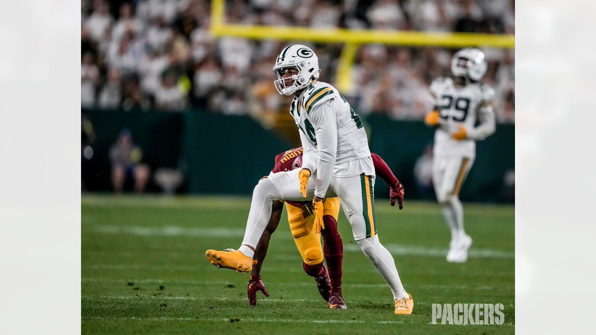 77 cornerbacks have played 50 or more coverage snaps this season. 

Of those 77

Keisean Nixon has the highest <a href="/PFF/">PFF</a> coverage grade 

Carrington Valentine has the 5th highest. 

Green Bay is the only team with two players in the top 5.