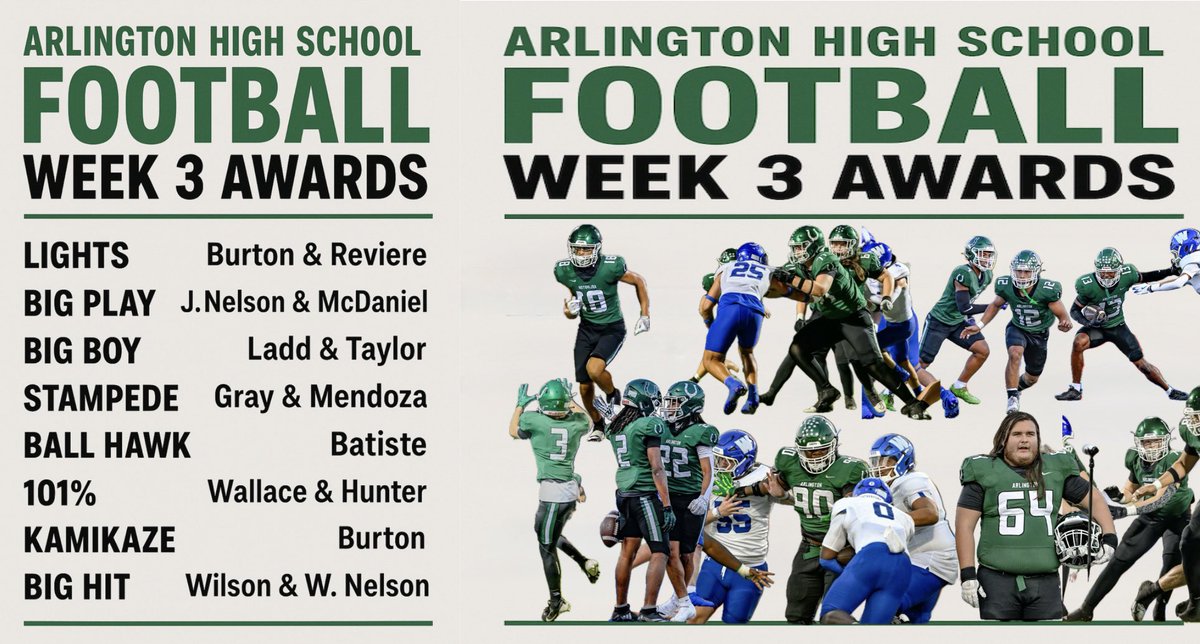 ARLINGTON FOOTBALL (@ahscoltfootball) on Twitter photo 