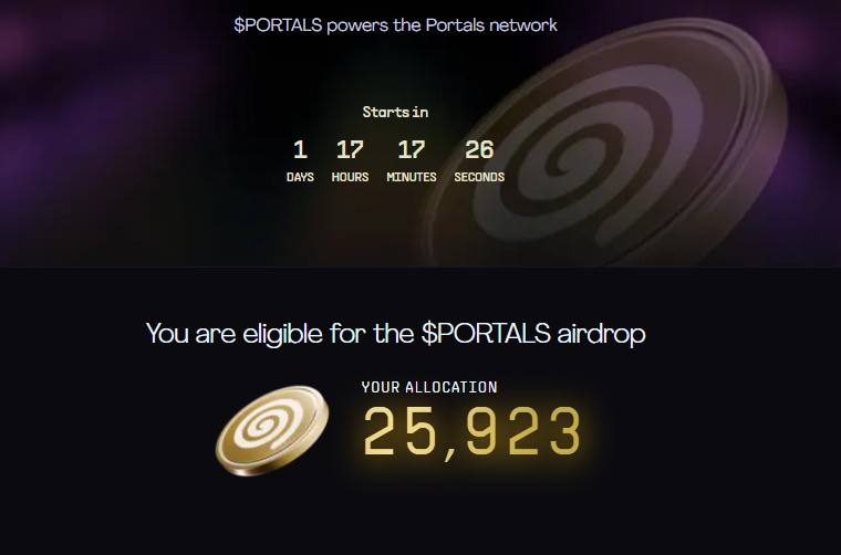 ✨從碎片化的鏈條到互聯的世界—— $PORTALS  正在彌合 Web3 的鴻溝。
🌐 遊戲、支付、#DeFi——所有這些都緊密相連，目標明確。
加入我們，共創飛躍。

🔗 genesis.portalsfoundation.life

#PORTALS #遊戲 #Solana #跨鏈 #加密社區