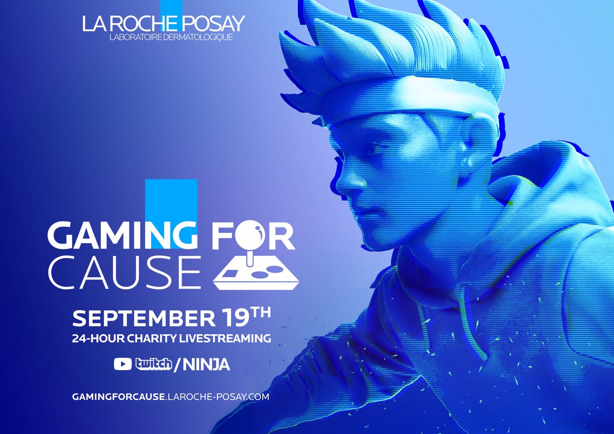 Early detection caught my Melanoma early and I was able to get treated immediately. This Friday, September 19th at 9AM CT | 10EST we are going to try and raise $250,000 dollars for skin cancer awareness alongside my partners La Roche-Posay. Join me on Twitch &amp; YouTube!