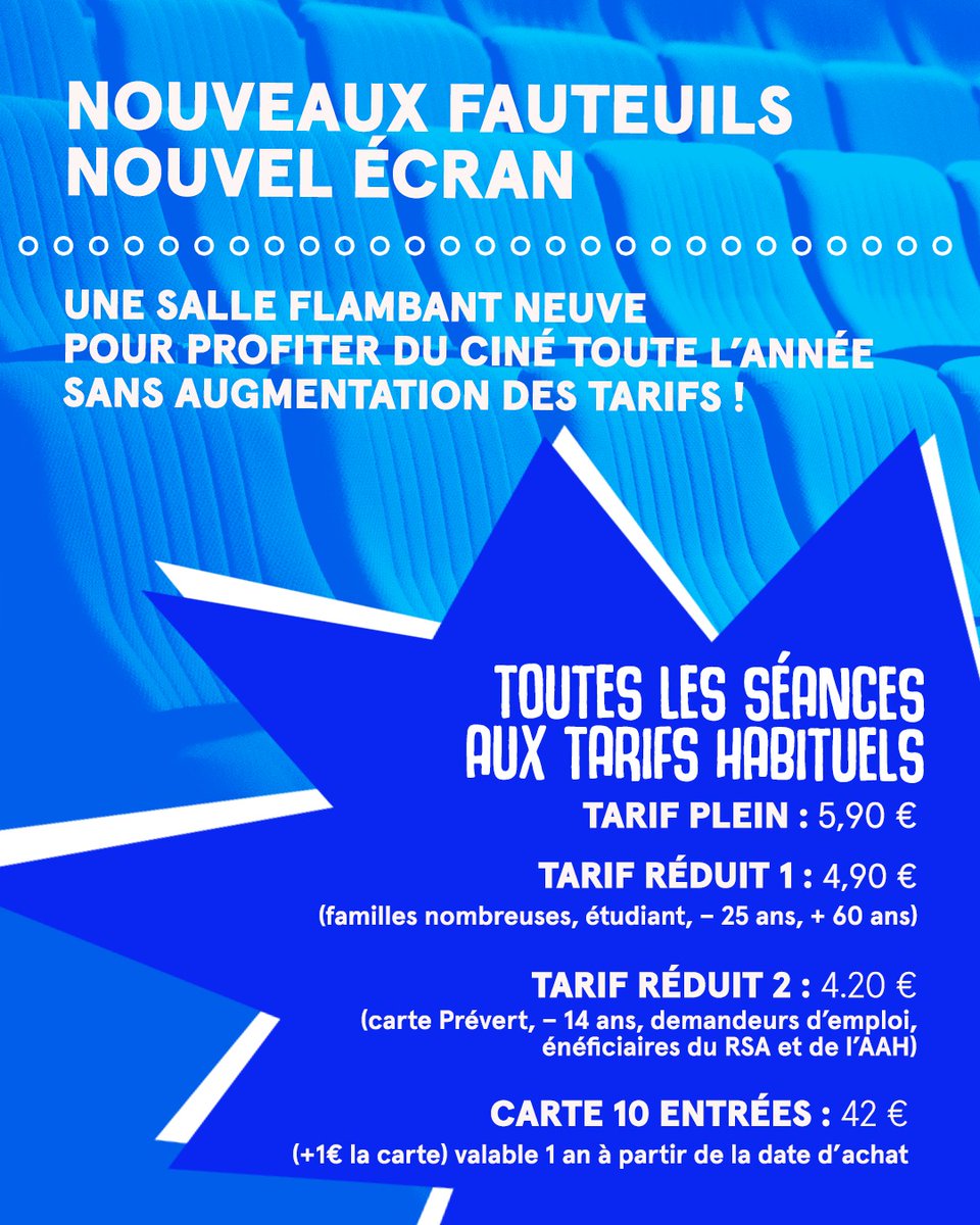 aulnaylibre's tweet image. Week-end d’inauguration de la nouvelle salle Méliès au cinéma Jacques Prévert à Aulnay-sous-Bois du 18 au 21 septembre 2025 #aulnay #melies #cinema #prevert aulnaylibre.com/2025/09/week-e…