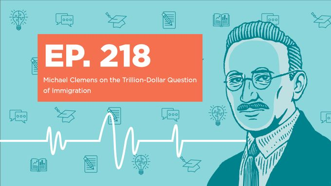 NathanPGoodman's tweet image. On the @HayekProgram podcast, I spoke with @MasonEconomics prof & @PIIE senior fellow @m_clem.
Learn how current immigration policies leave "trillion-dollar bills on the sidewalk," mass deportation means less jobs for Americans, and much more!