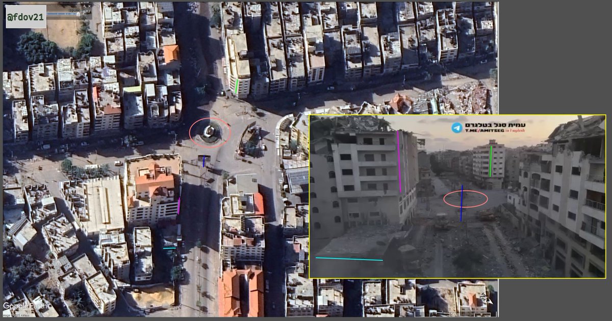 Israeli forces at the Rocket roundabout, Sheik Radwan, Gaza.
31.533527, 34.473309

Located by <a href="/TwistyCB/">Twist</a>
<a href="/GeoConfirmed/">GeoConfirmed</a> #Gaza