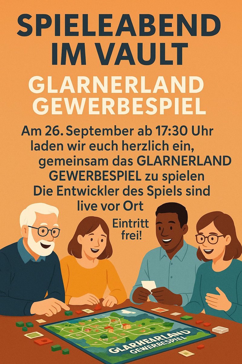 vault_original's tweet image. 🕹️ Level Up im Vault!
Wir zocken das Glarnerland Gewerbespiel – mit euch und den Entwicklern live dabei.
🔑 Datum merken: 26. September – 17:30 Uhr
Eintritt frei, Stimmung garantiert!

#VaultGlarus #GlarnerlandGewerbespiel #Spieleabend #BrettspielLiebe #GameNight