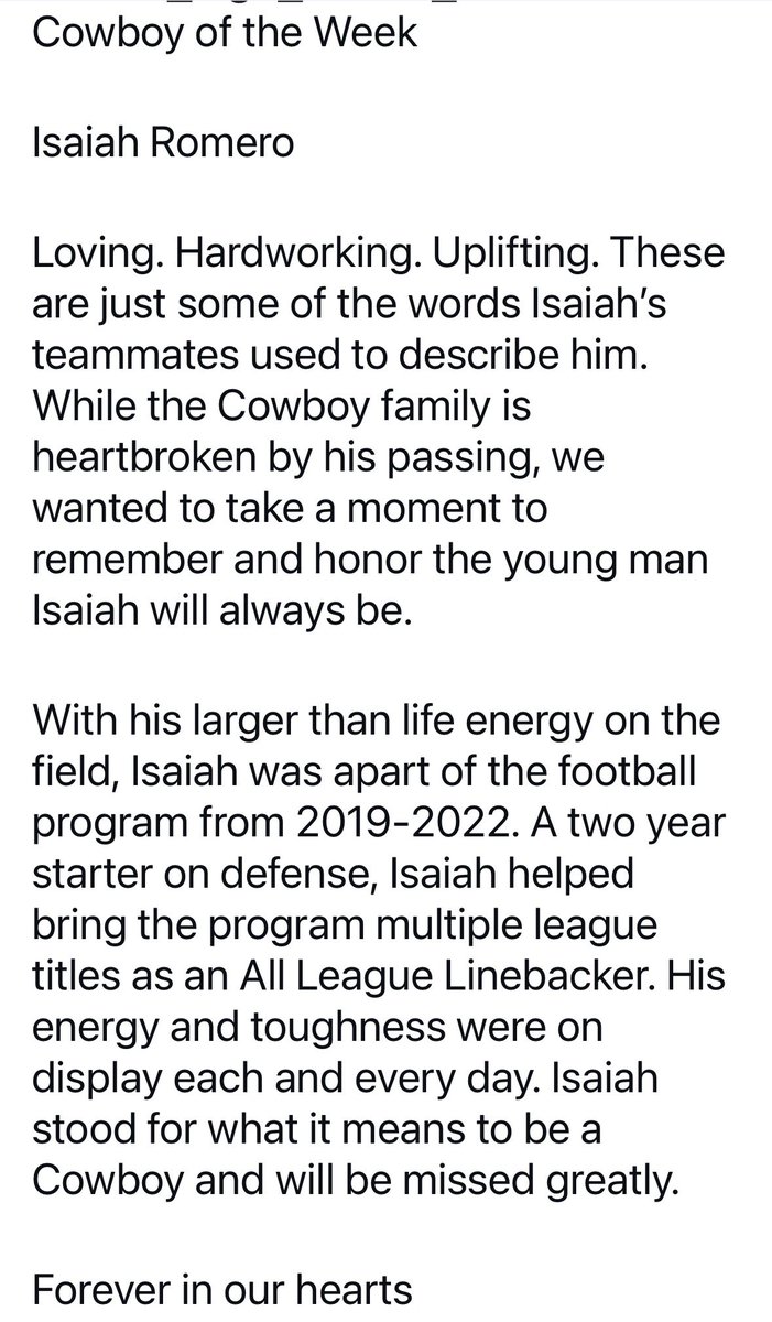 Cowboy of the Week. 🤠🤠