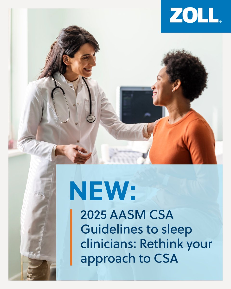 AASM to CSA clinicians: rethink your treatment approach.
2025 CSA Guidelines advise TPNS to be offered as a therapy option to most patients due to its conditional recommendation.
Are your protocols aligned? 
Guidelines:remede.zoll.com/clinicians/tpn…
Indications: remede.zoll.com/indications-fo…