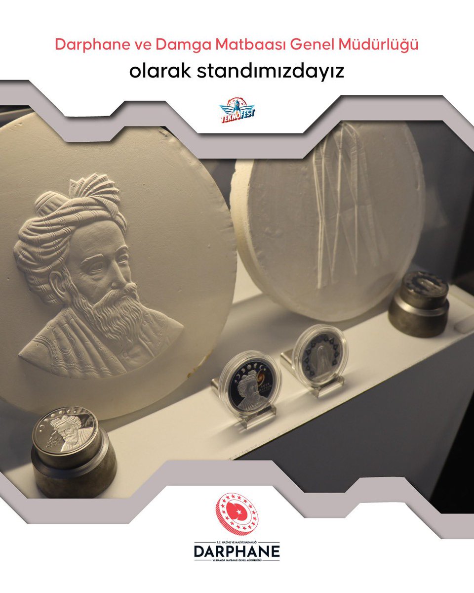 İstanbul’da düzenlenen Teknofest 2025 sergi alanında biz de yerimizi aldık.
Standımızda;
- Yeni nesil yerli ve milli pasaport tasarımımızı sergiliyor
- Madeni paramızın tasarım sürecini ziyaretçilerimizle paylaşıyoruz.

#Darphane #Teknofest2025 #MilliTeknolojiHamlesi