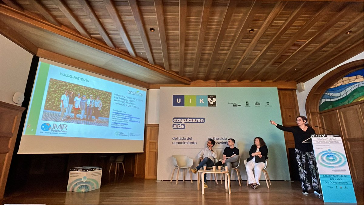 Ayer presenté #PULSOTechClinic en el #XIICongresoInternacionaldeSaludDigital

🔗 jmir.org/2025/1/e71600

<a href="/DeElisenda/">Elisenda de la Torre</a> <a href="/HealthWatchCat/">Cristina Montané</a> <a href="/ColomSampietro/">Laura Sampietro-Colom</a> #OlgaRubio <a href="/Aracelicammah/">Araceli Camacho</a>  <a href="/hospitalclinic/">Hospital Clínic</a> <a href="/jmirpub/">JMIR Publications</a>