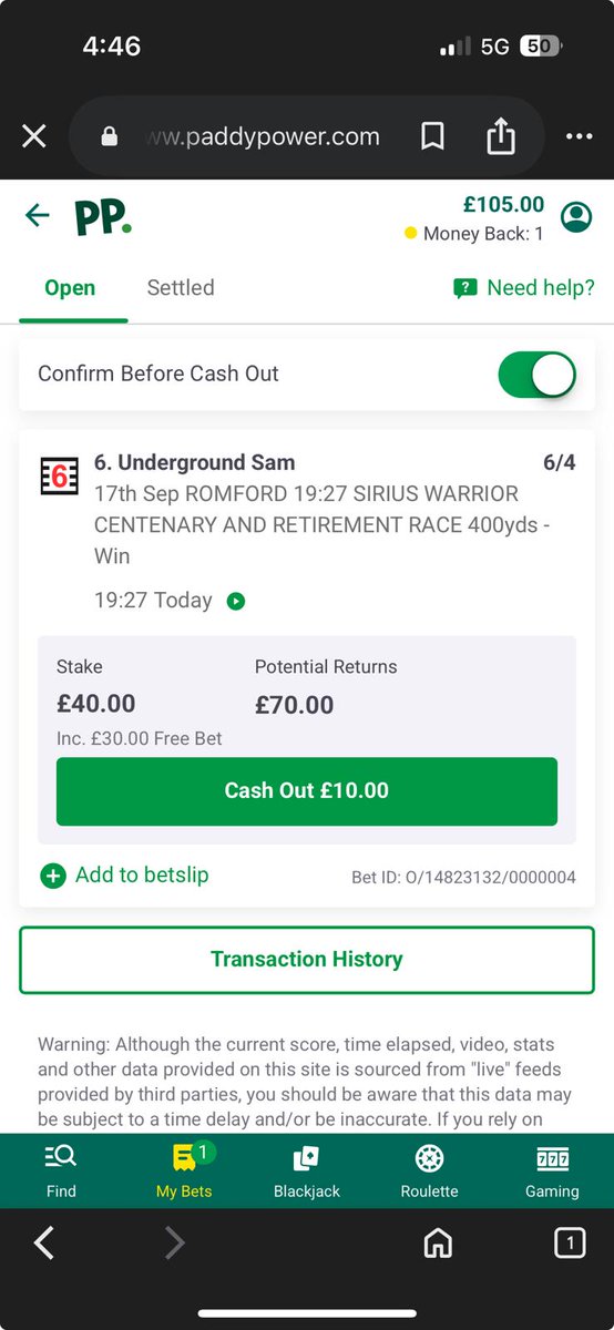 ProHoundAdvice's tweet image. Managed to source a Paddy power account... Day 12 bet - Underground Sam 19:27 Romford for @BurtonLodge £40/Units... £301/units up in the 2 weeks of free tipping. Were aiming for 3 in a row.. Theres a chance 2 can cover the 1 which is the only danger, and 6 sweeps round. 2 x A5…