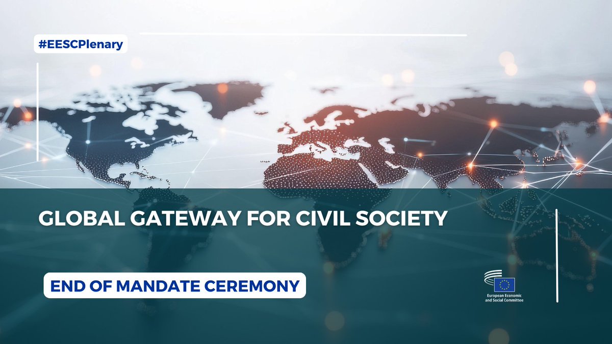 EU_EESC's tweet image. We are discussing the #GlobalGateway for civil society with:
🌍 @louischeicks, president of @AU_ECOSOCC;
🌍 Olavo Noleto, 🇧🇷 CDESS Presiding Officer;
🌍 @luc_triangle, @ituc’s SecGen.

🔴 Follow it live: europa.eu/!Vcqtrx