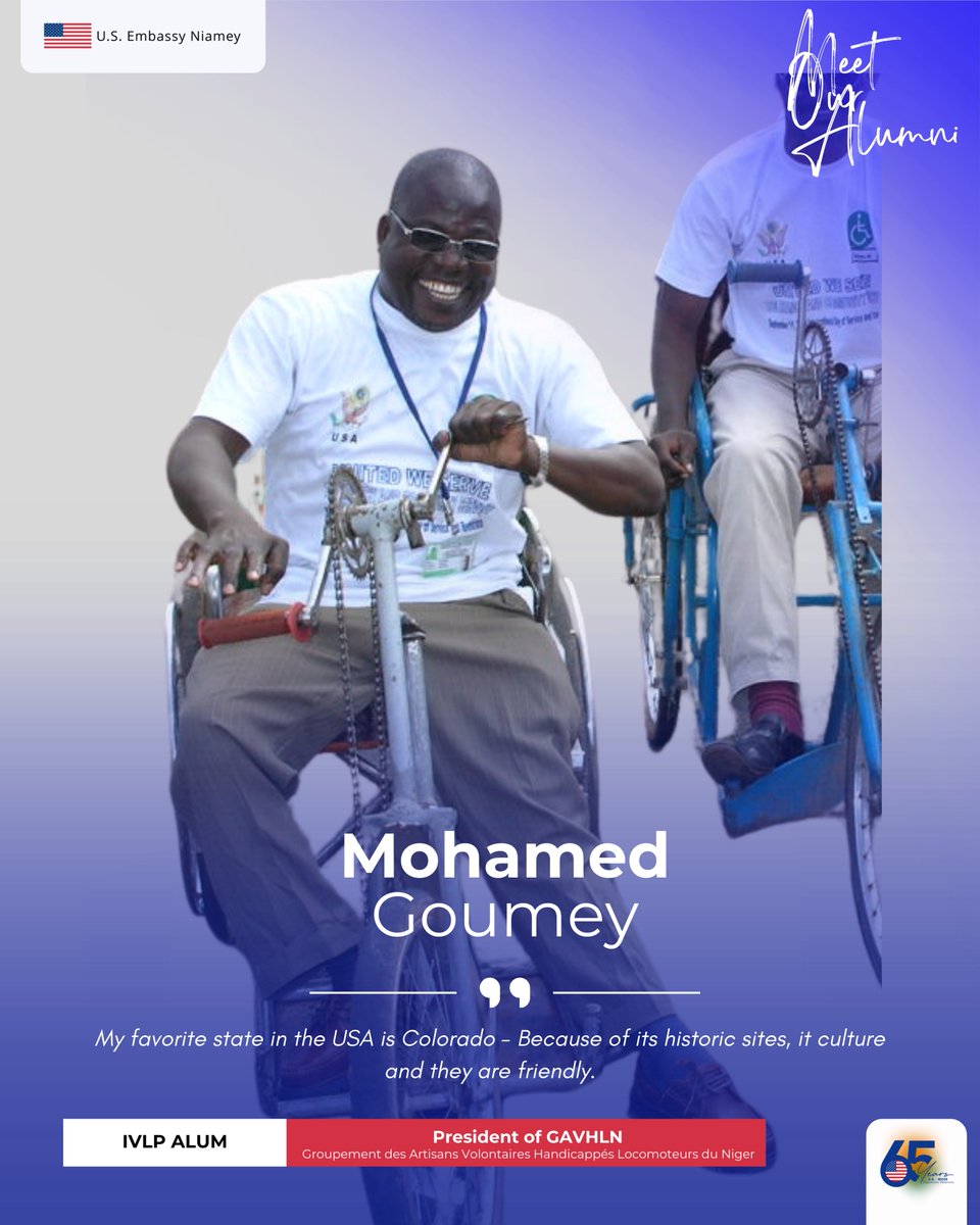 🇳🇪 Empowering Artisans, Strengthening Communities 🌍👏

Meet Mohamed Goumey, an IVLP alumni (2019) and dedicated leader driving economic empowerment in Niger. He is the founder and president of GAVHLN, and has been creating opportunities for skilled artisans since 2002—supporting