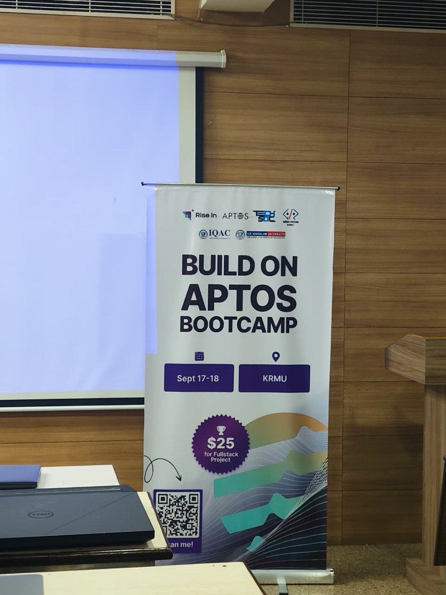 PalYash05's tweet image. 🚀 Day 1 at the Aptos Blockchain Bootcamp = Mind. Blown. 💥
From writing my first ever smart contract 🖋️ on Aptos to jamming with some of the smartest builders – today was pure Web3 magic! 🌐
⚡ Learned. Built. Shipped.
Can’t wait to see what Day 2 has in store 🔥
#BuildOnAptos