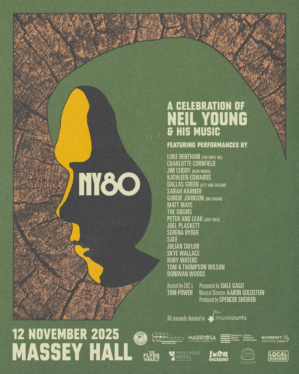 Serena Ryder (@serenaryder) on Twitter photo Im over the moon and honoured to be joining an incredible lineup of artists to celebrate Neil Young’s 80th birthday at <a href="/masseyhall/">Massey Hall</a> Nov 12 supporting <a href="/MusiCounts/">MusiCounts</a>!
Tickets on sale this Friday, 10am at ny80.ca 
#NY80 #masseyhall #musicounts #neilyoung #canadianmusic Im over the moon and honoured to be joining an incredible lineup of artists to celebrate Neil Young’s 80th birthday at <a href="/masseyhall/">Massey Hall</a> Nov 12 supporting <a href="/MusiCounts/">MusiCounts</a>!
Tickets on sale this Friday, 10am at ny80.ca 
#NY80 #masseyhall #musicounts #neilyoung #canadianmusic