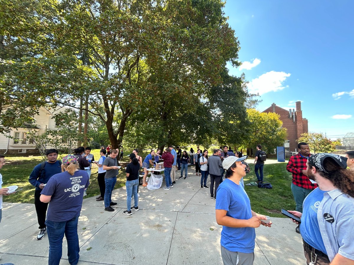 Last week, we held our annual Ice Cream Social to celebrate both the start of the semester and the beginning of bargaining! It was sweet to see so many GAs and Postdocs come out and connect!