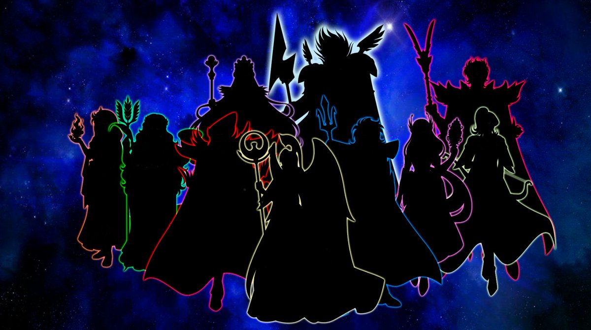Actualizando mis diseños de los 12 Olimpicos de Saint Seiya.

Solo faltarían Hermes y Hefestos de acuerdo al listado de la Enciclopedia Taizen