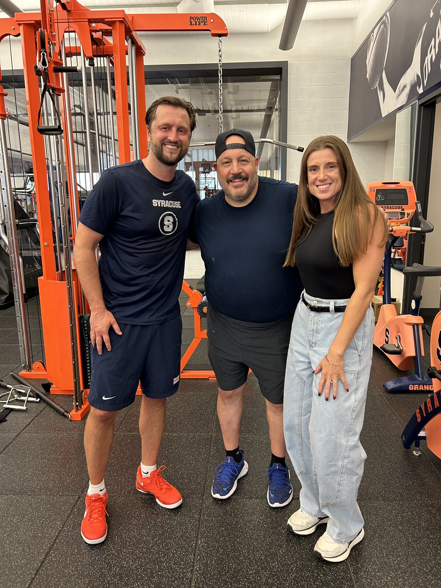 Some new basketball players in the Melo Center today. Came out of retirement for this game with a few of my favorite actors!