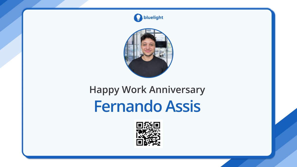 bluelightco's tweet image. Cheers to your 1st year at Bluelight, Fernando! 🍾🎉🎊

Here’s to celebrating all your accomplishments so far and the many more milestones ahead! 🚀💙

#Happyworkanniversary #DataEngineer #workversary #workanniversary #careermilestone #bluelight #Careers #employeespotlight