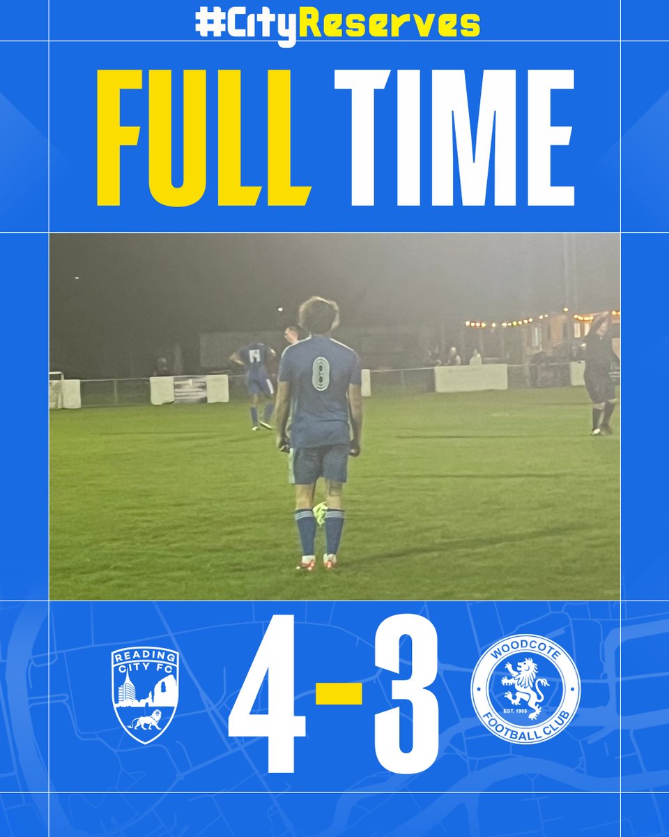 FULL TIME
BIG 3 POINTS ON THE BOARD 
City score late on to win the game 
Onto the next one💪

#CityReserves
#ThePrideOfReading 🦁
