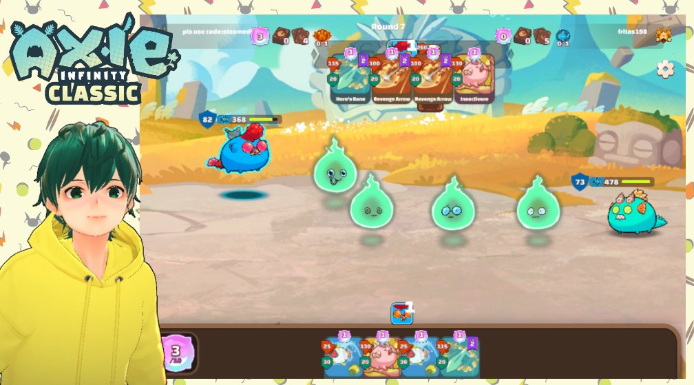 Classic Bounty Hunt
Streaming here:
facebook.com/axie2go/videos… 
#ClassicBountyHunt
<a href="/AxieInfinity/">Axie Infinity</a>
