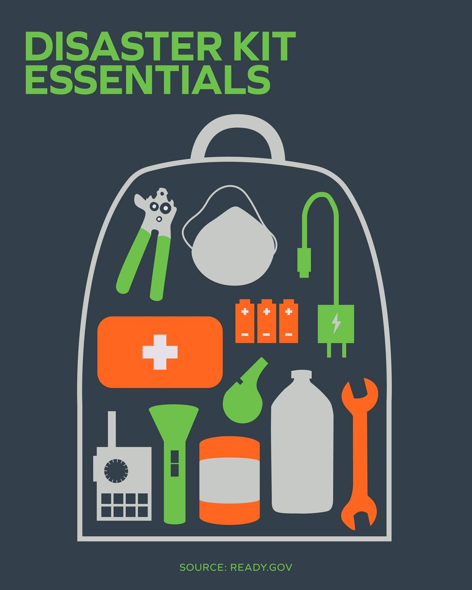 SevproMasonCity's tweet photo. National Preparedness Month marks the perfect time to build or update your emergency disaster kit.

Be sure to include flashlights, extra batteries, first aid essentials, non-perishable food, water, and copies of important documents. https://t.co/XzWwoGLm2n